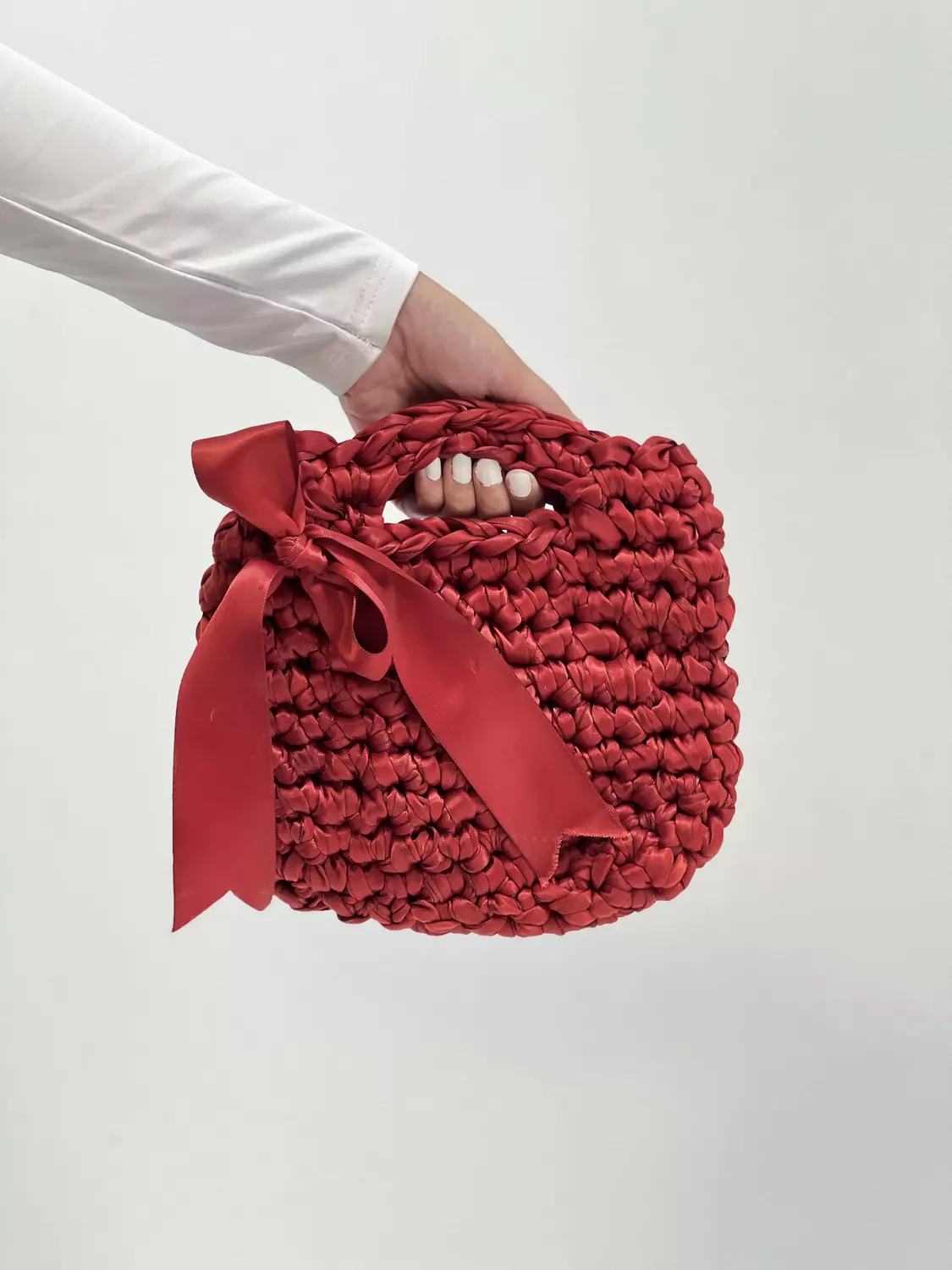 Satin Bow Bag 1