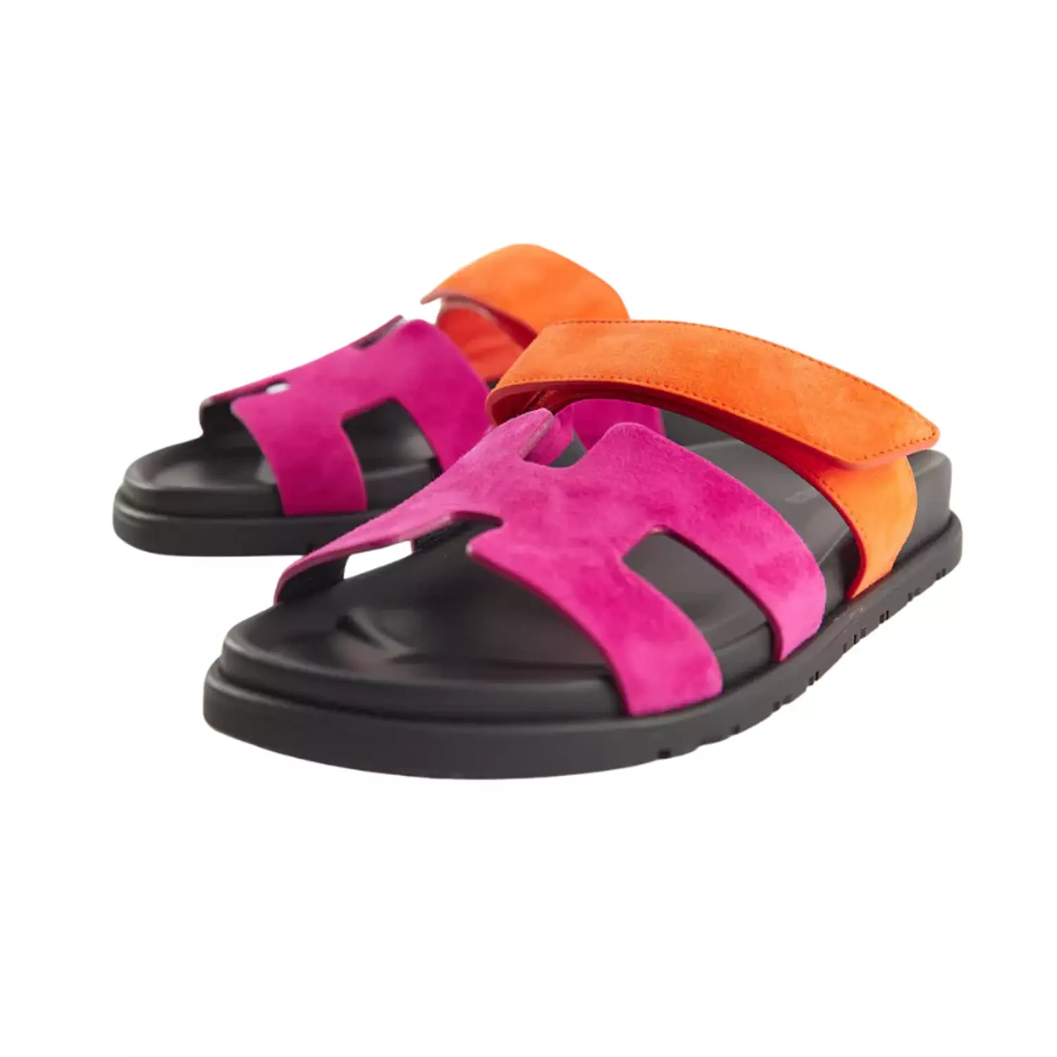 Hermes Chypre Sandal Rose Chapas / Orange Synthétique 2
