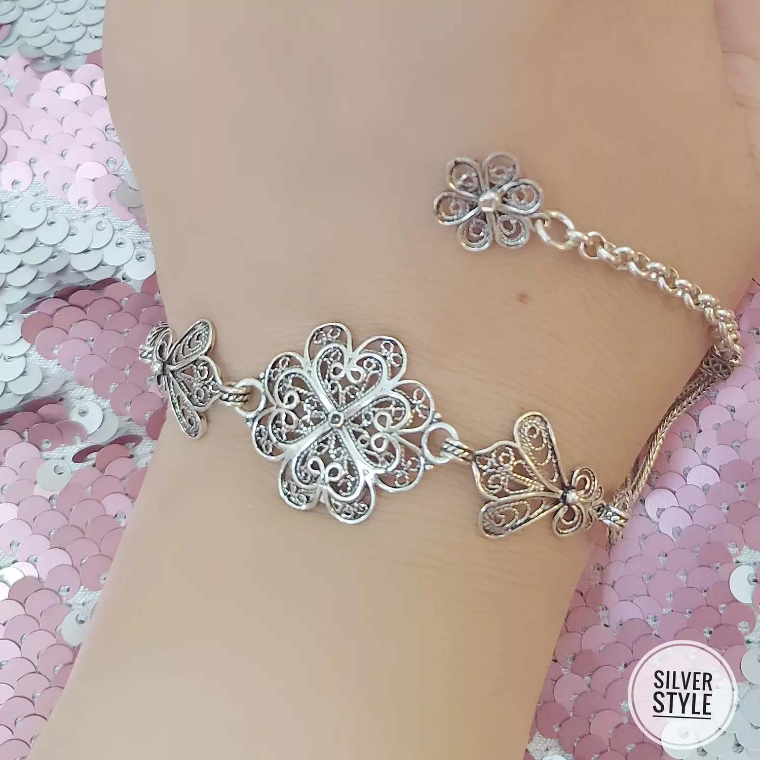 Flowery Ring & Bracelet  1