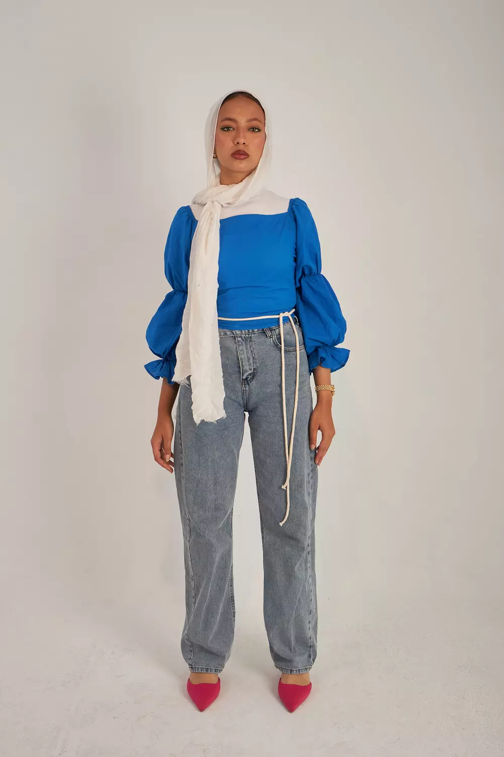 Bubble Bound Square Neck Top 2