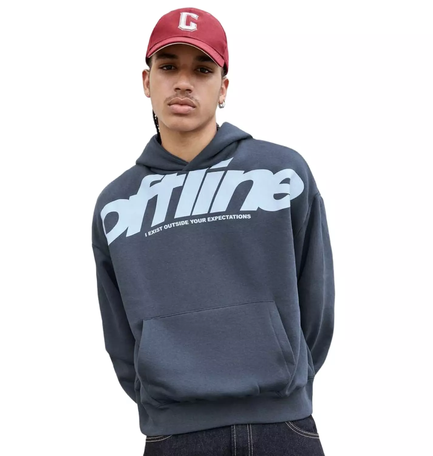 BERSHKA OFFLINE HOODIE image