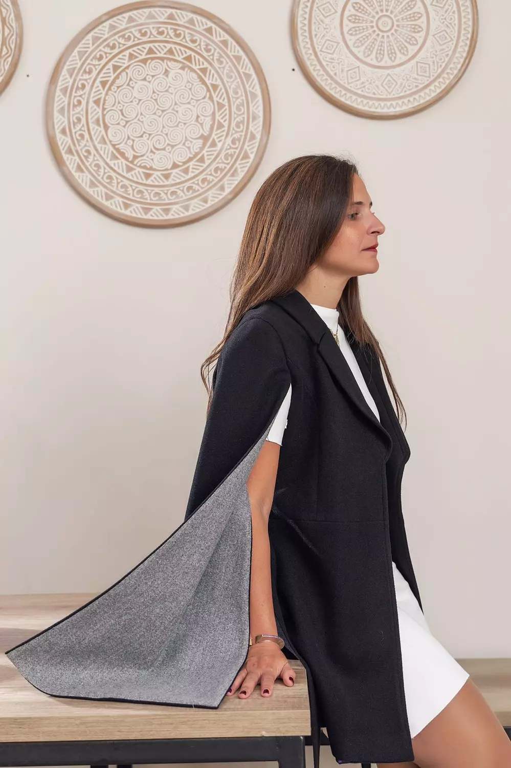Wool Jacket Cape 7