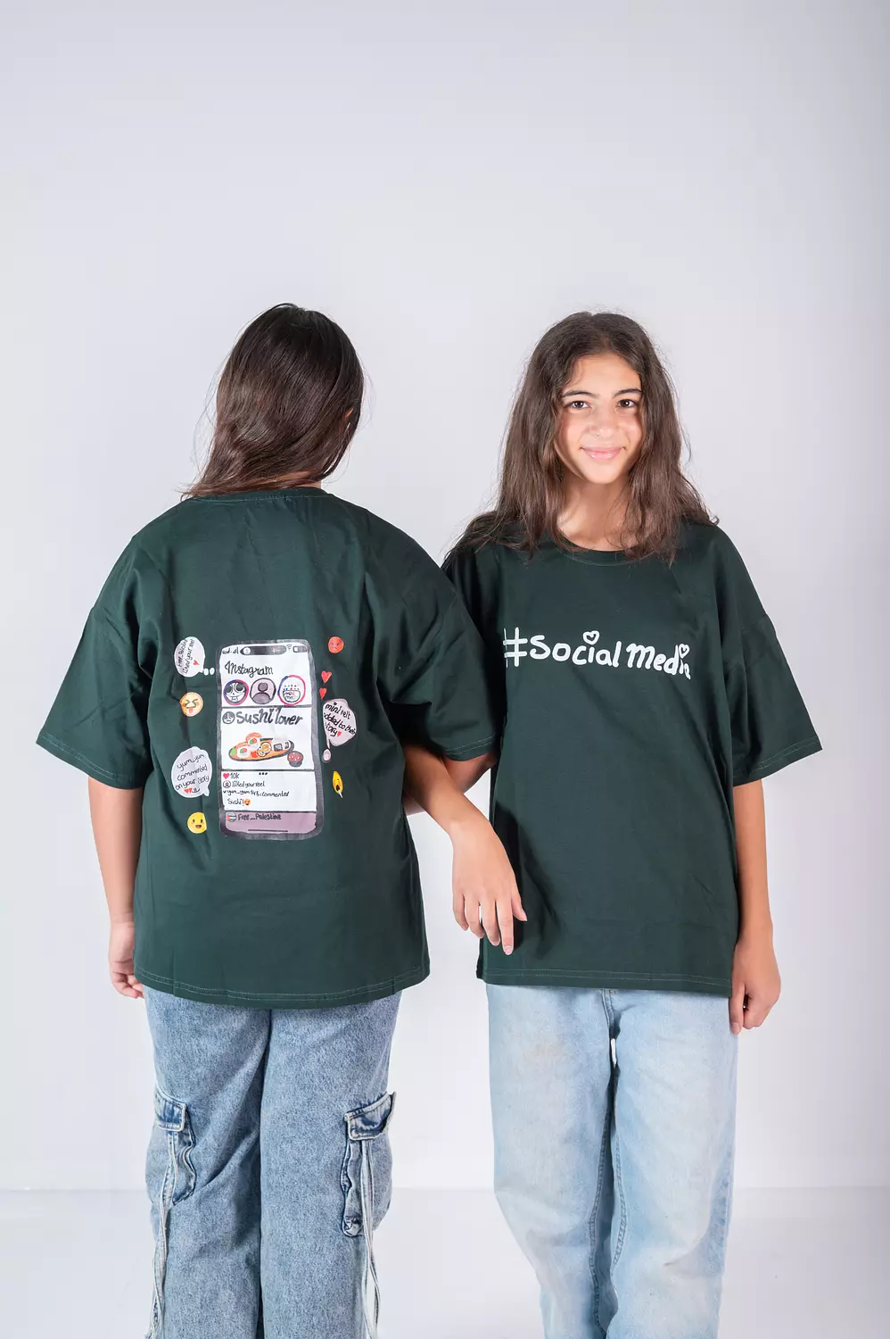 Social media oversized tshirt  1