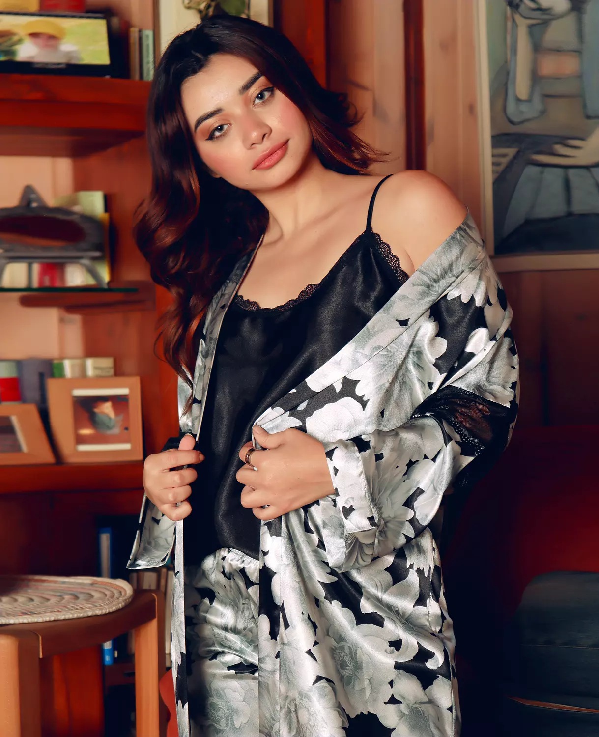 Pajamas and robe 2