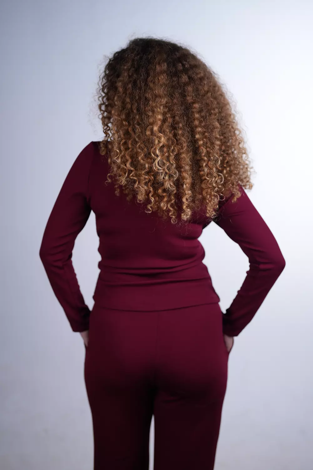 The Weekend Wrap Set - Burgundy  3