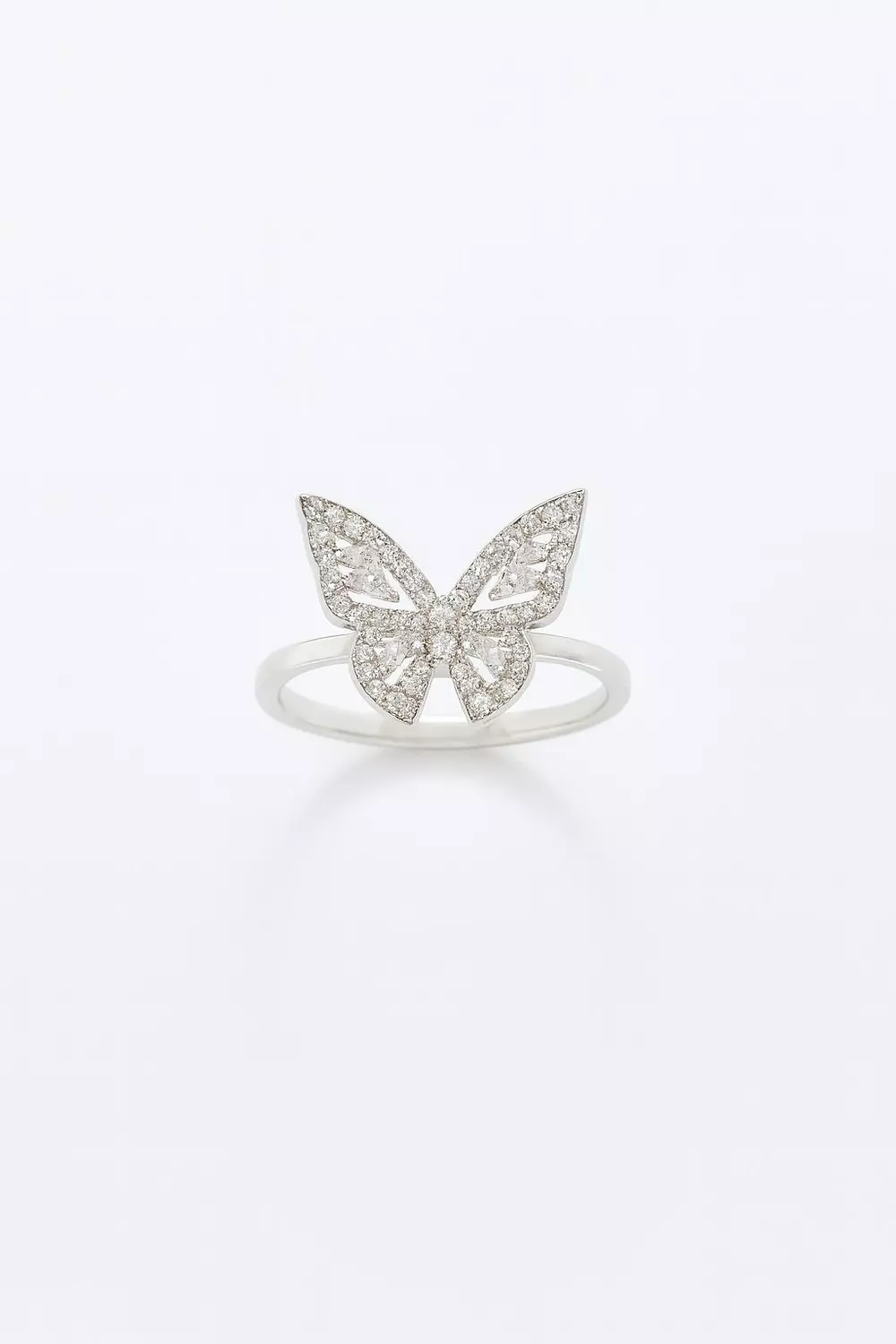 Silver Ring Butterfly image