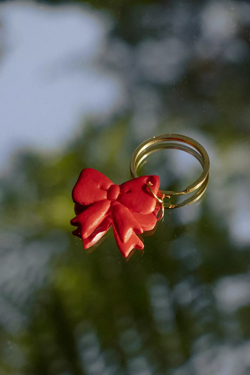 Red Bow Collar Tag image