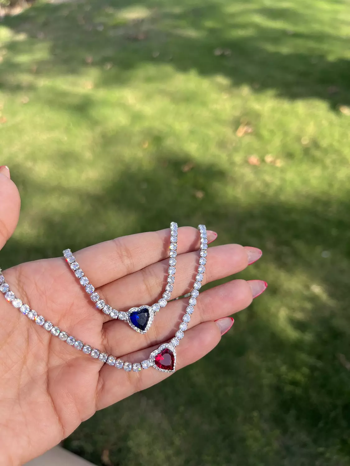 Zircon Heart Necklace image