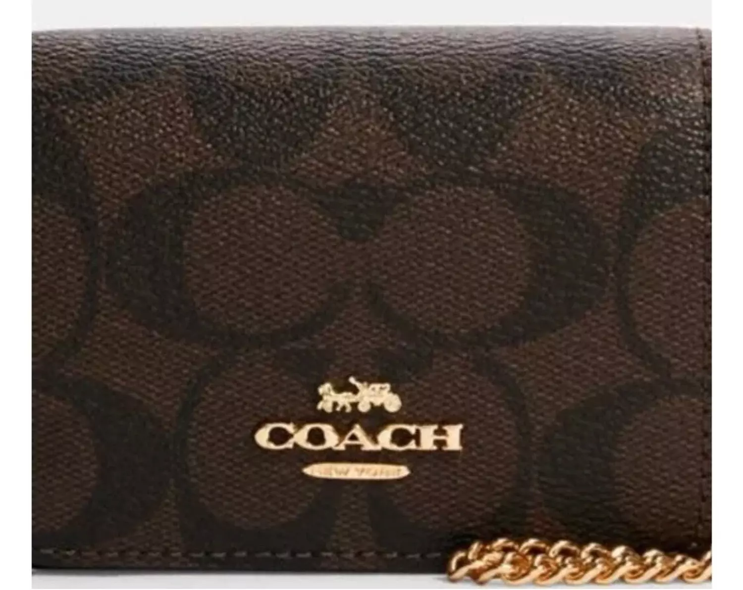 Coach mini chain wallet  9