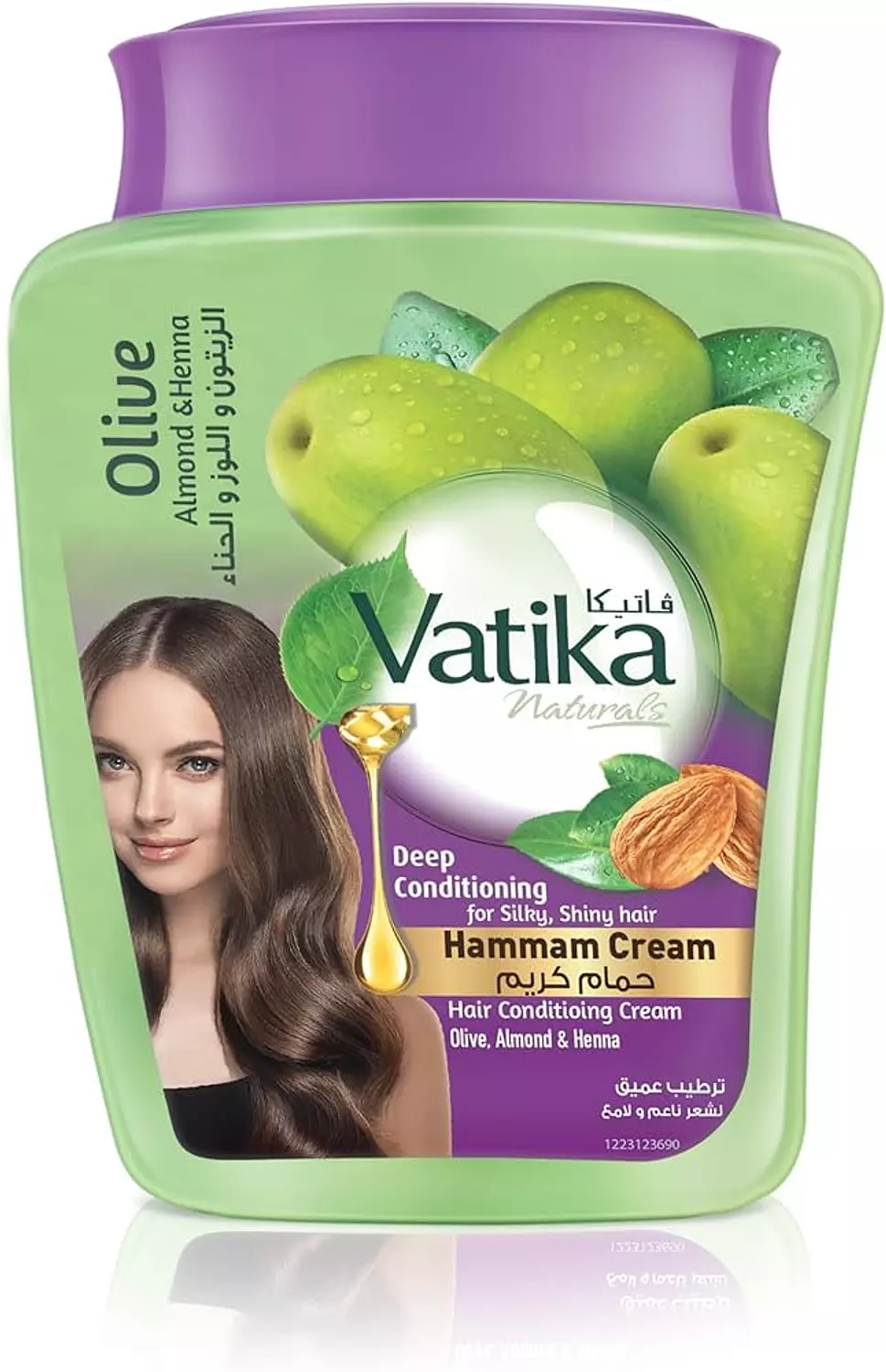 VATIKA HAMMAM CREAM WITH OLIVE 225 ML image