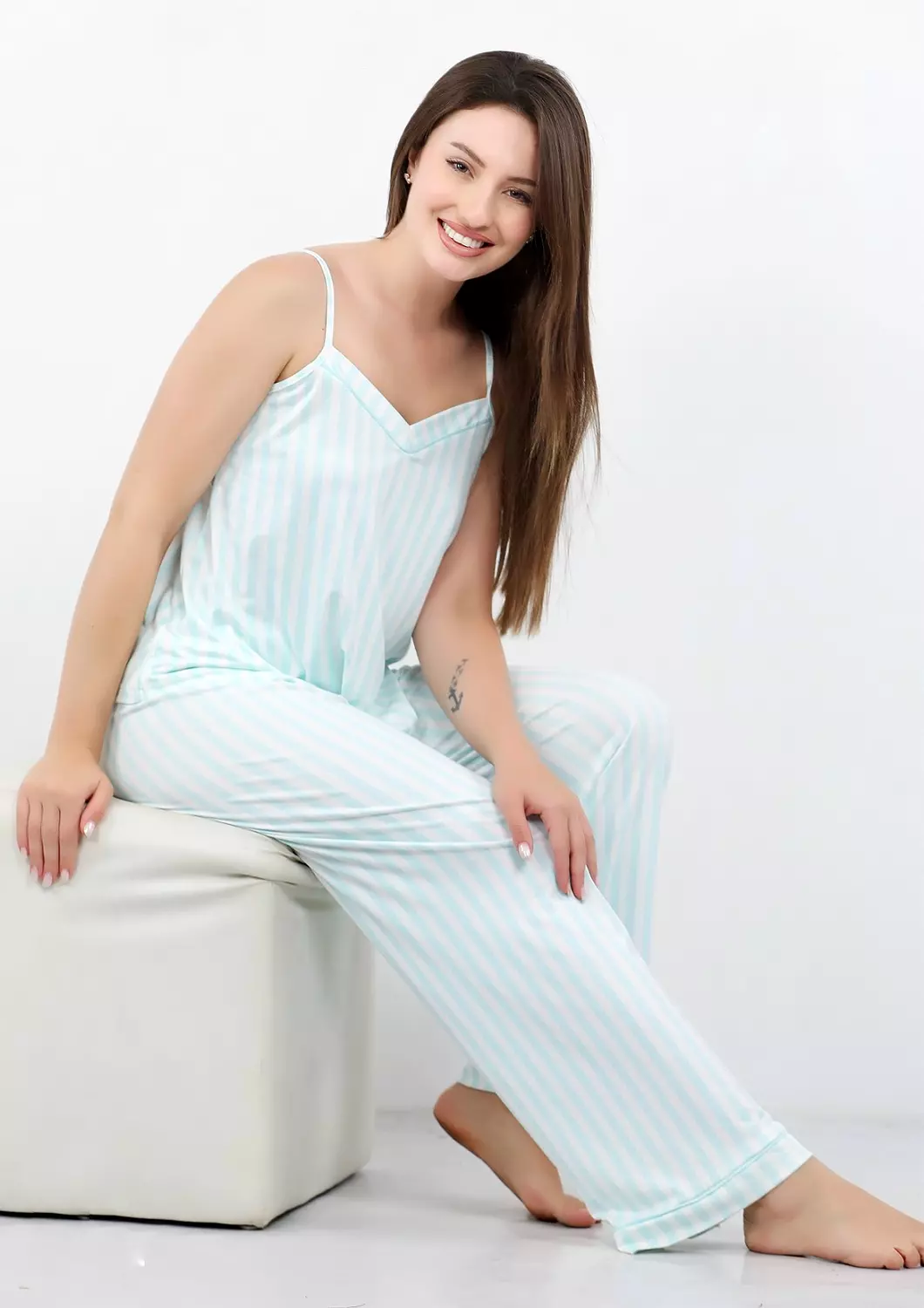 Sweet lollipop Full length pants pajama set 3
