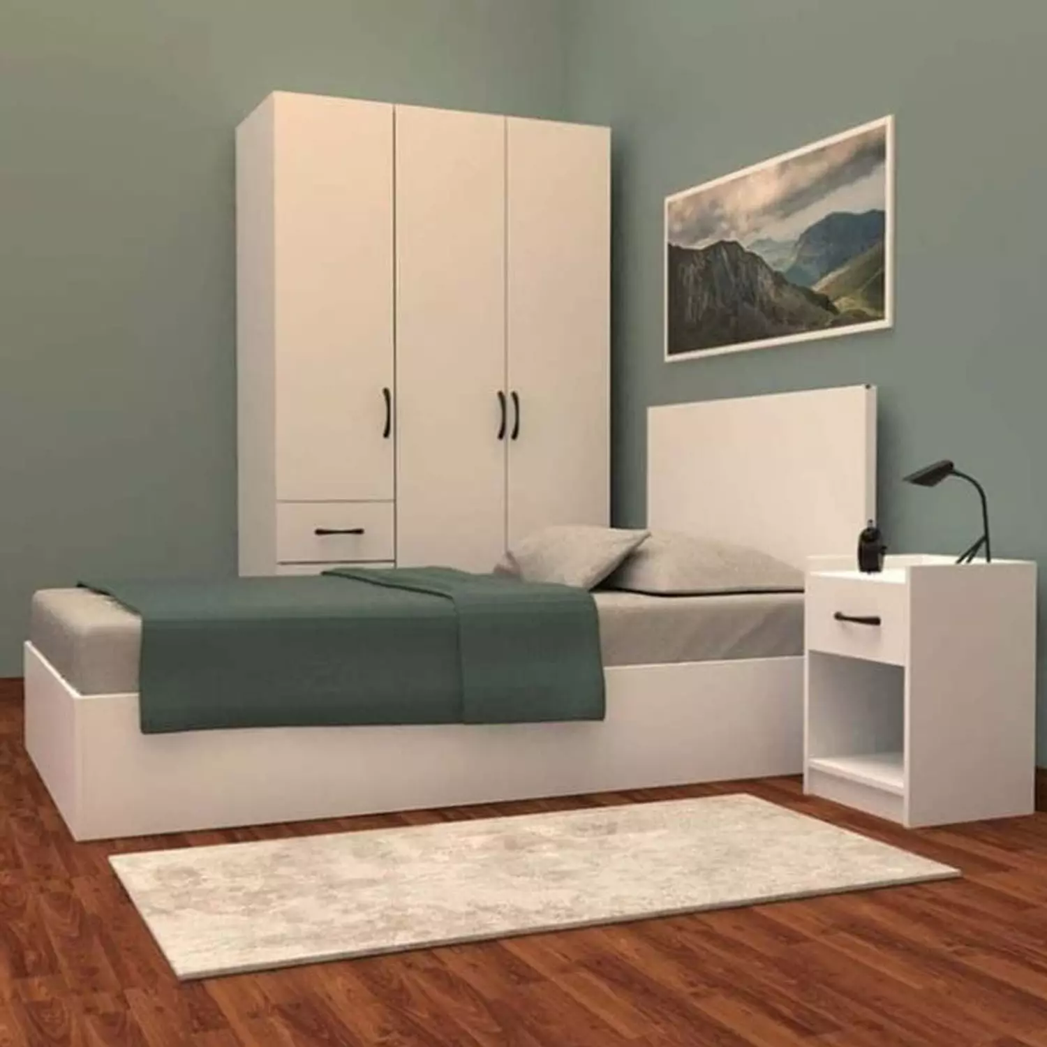 Room set white  image
