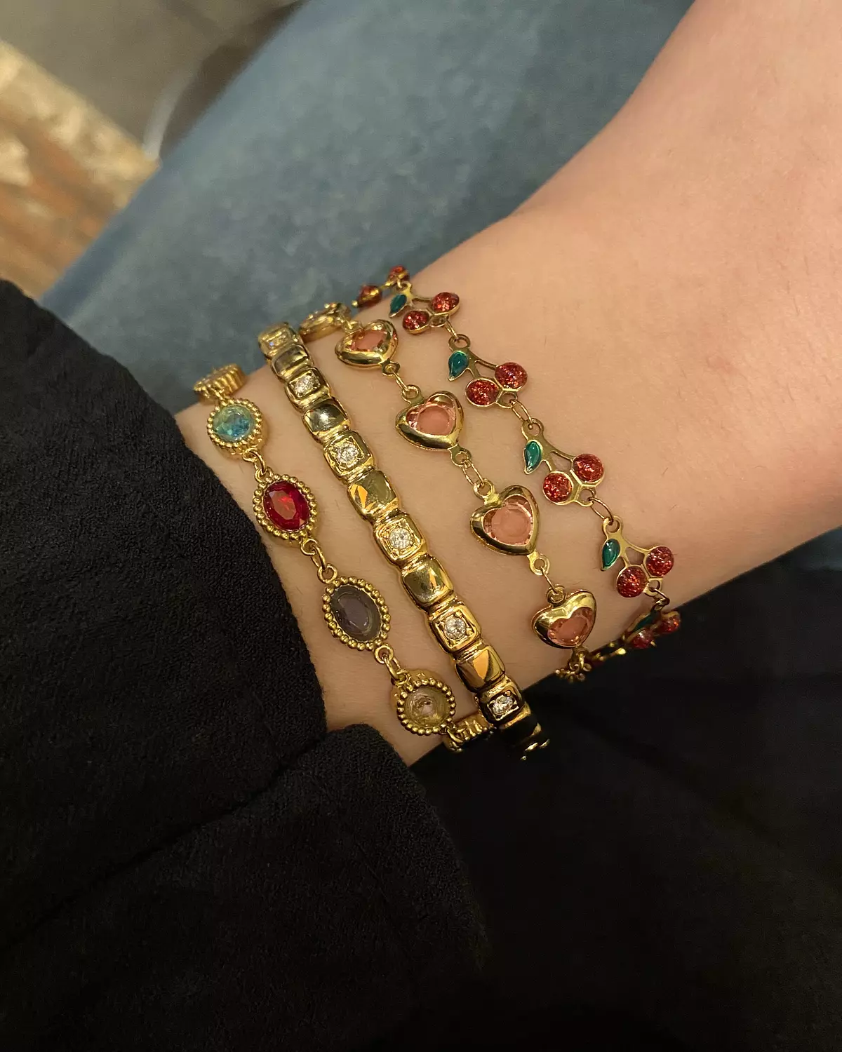 Heart shaped stainless steel bracelet 🩷 2