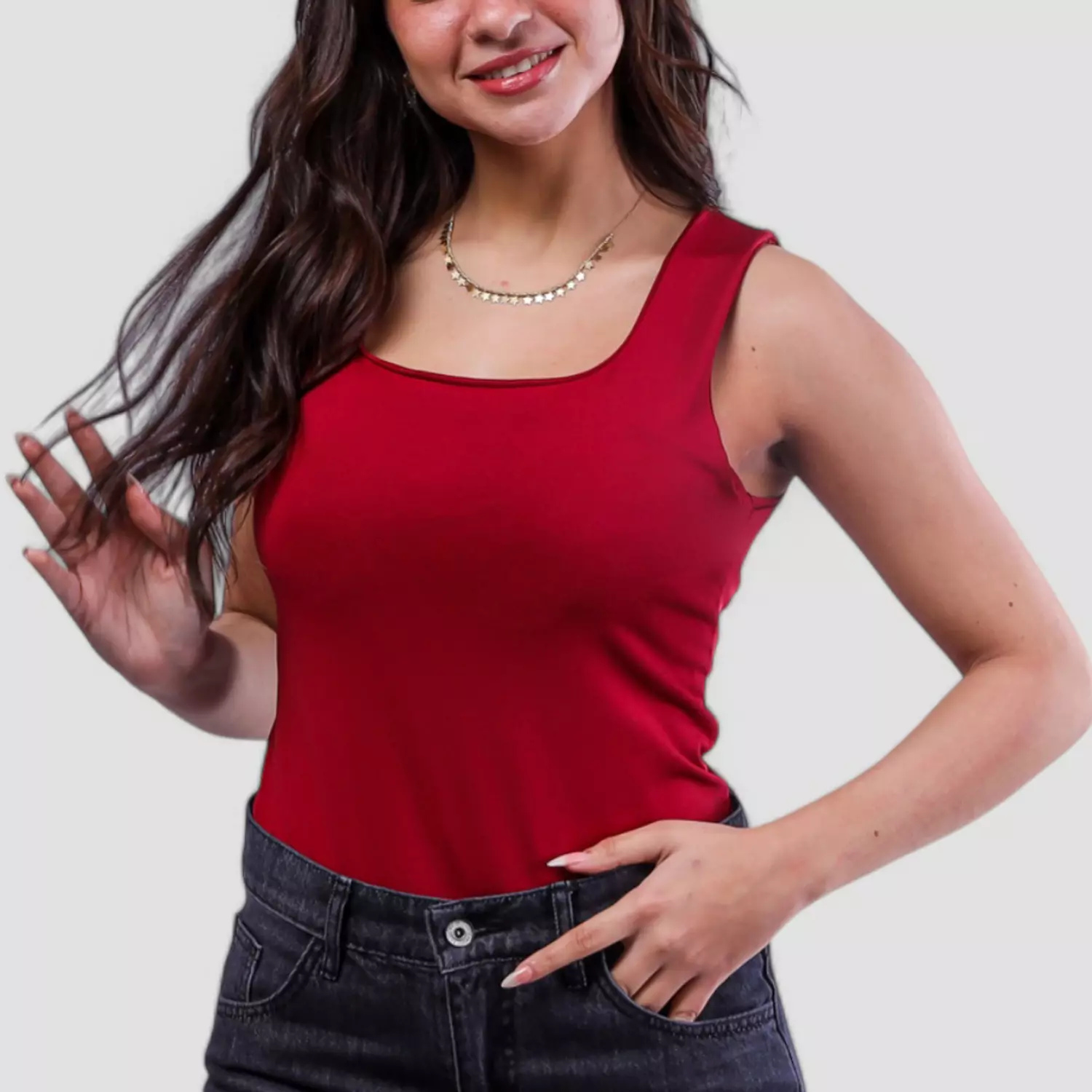 061 Tank Top - Square Neck 4