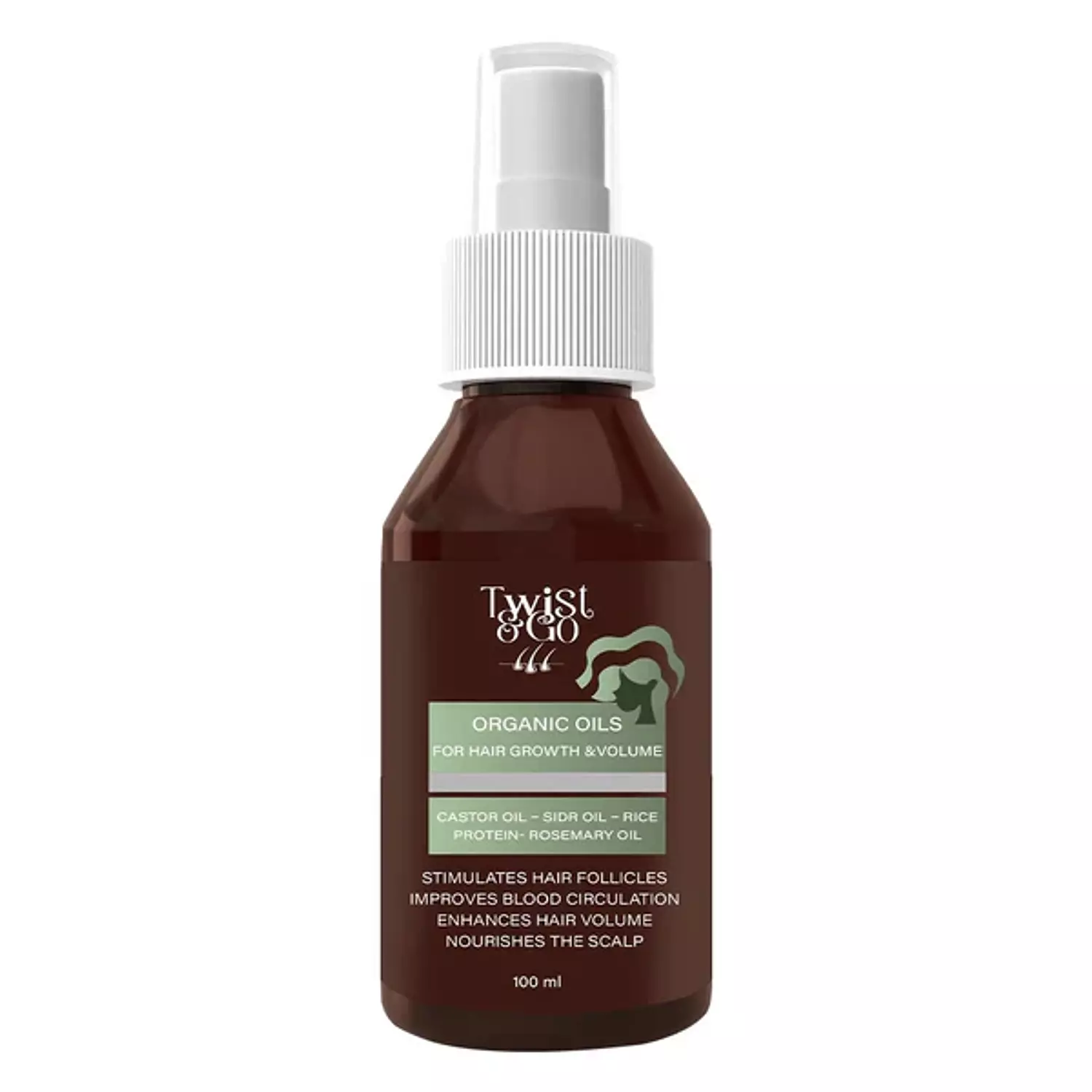 Twist & Go Organic Hair Growth Oil - 100 ml image