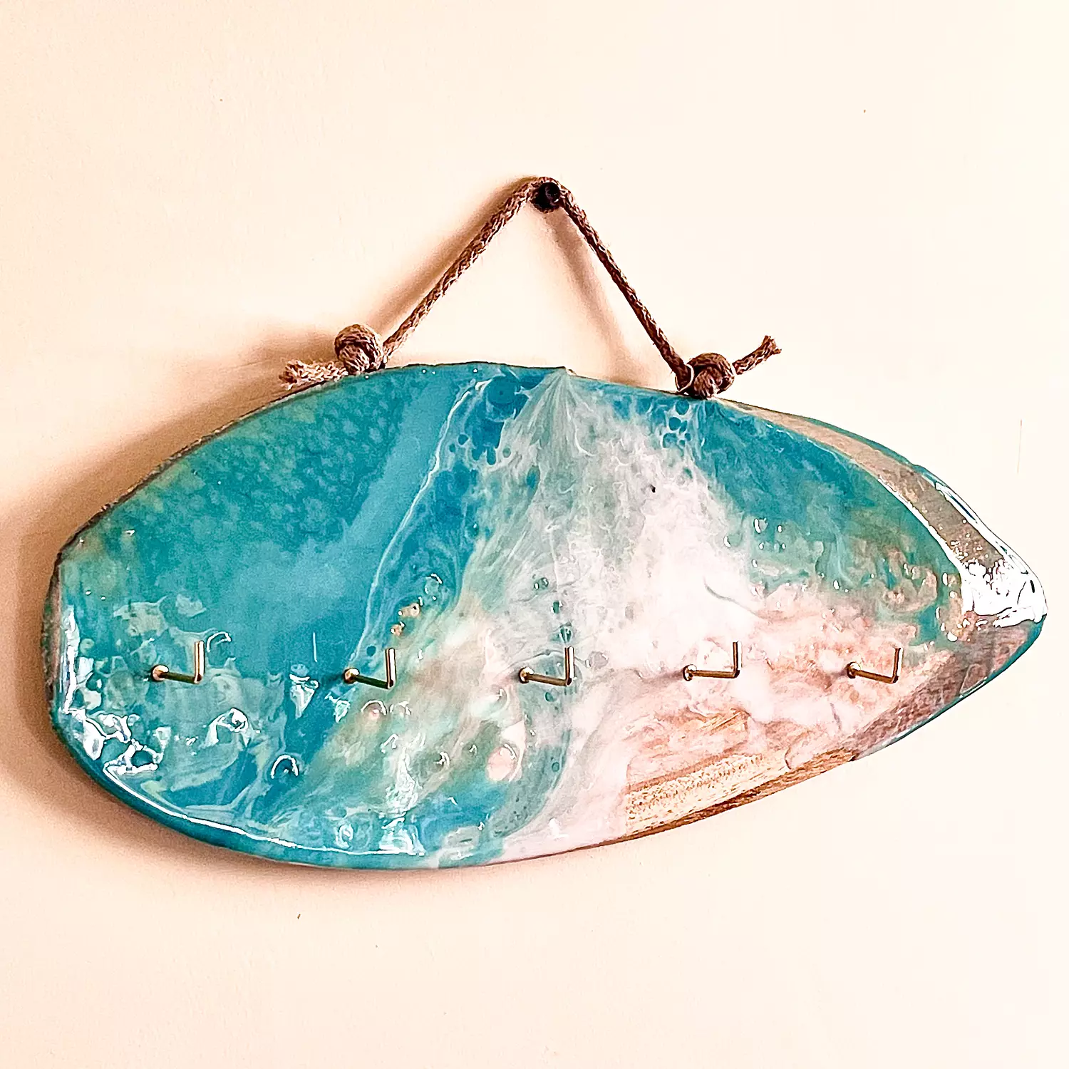 Tree log Key Holder 3