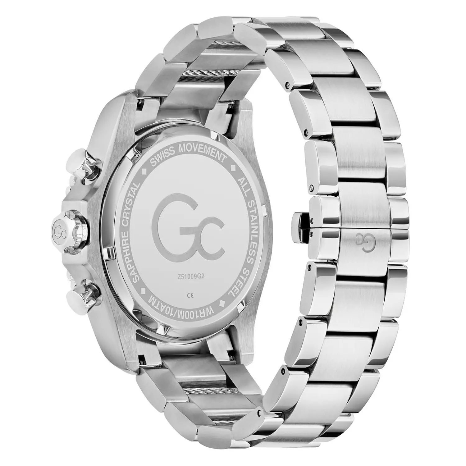 Gc SpeedRacer Chrono Metal Men Watch Silver Stainless Steel Bracelet 2