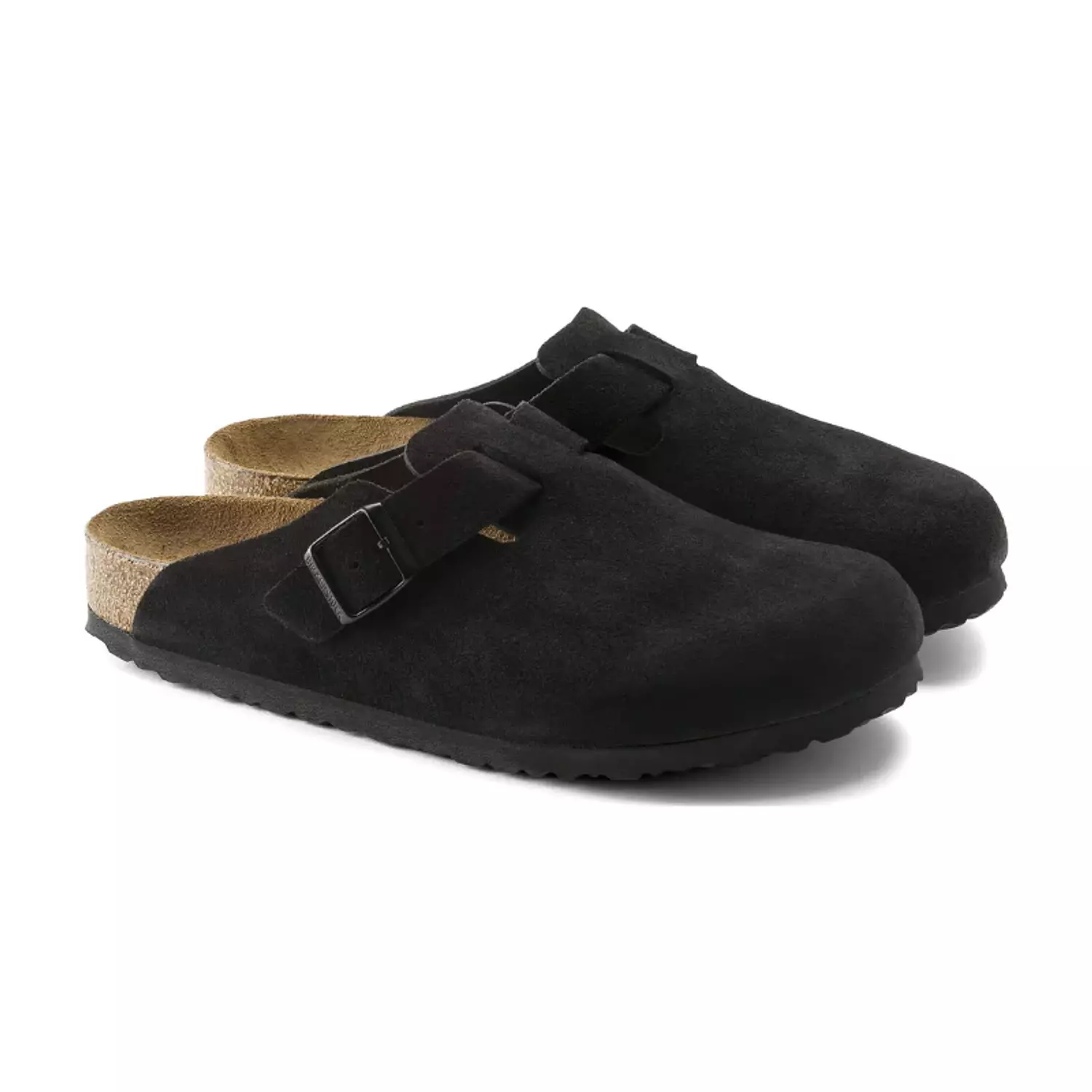 Birkenstock Boston Soft Footbed Black hover image
