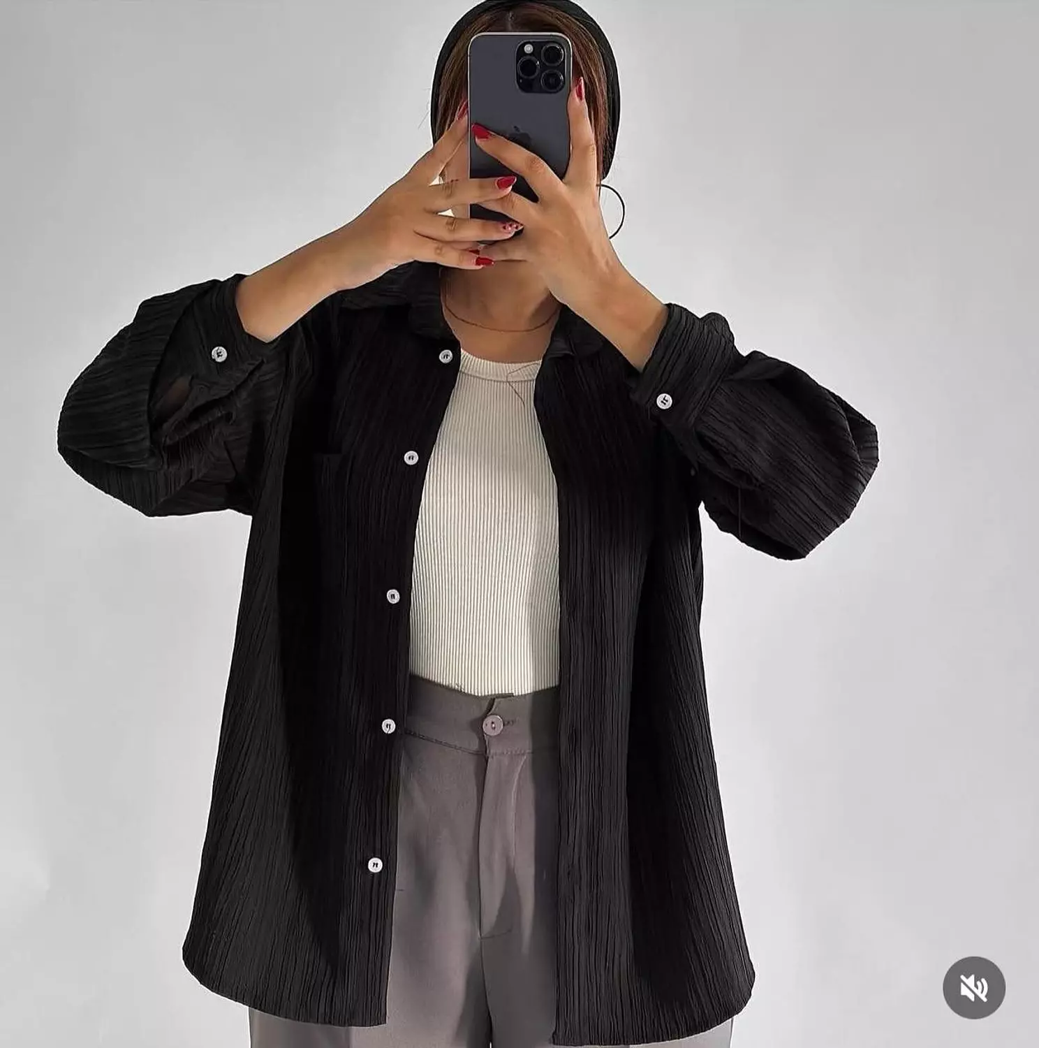 Women's Casual Long Sleeve Button-Down Shirt 1