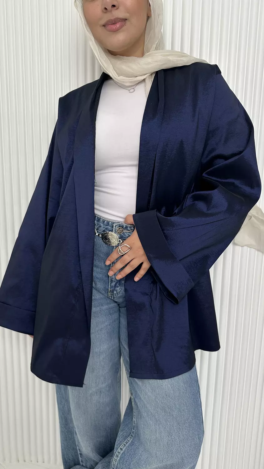 Mirelle Cardigan In Navy Blue  6