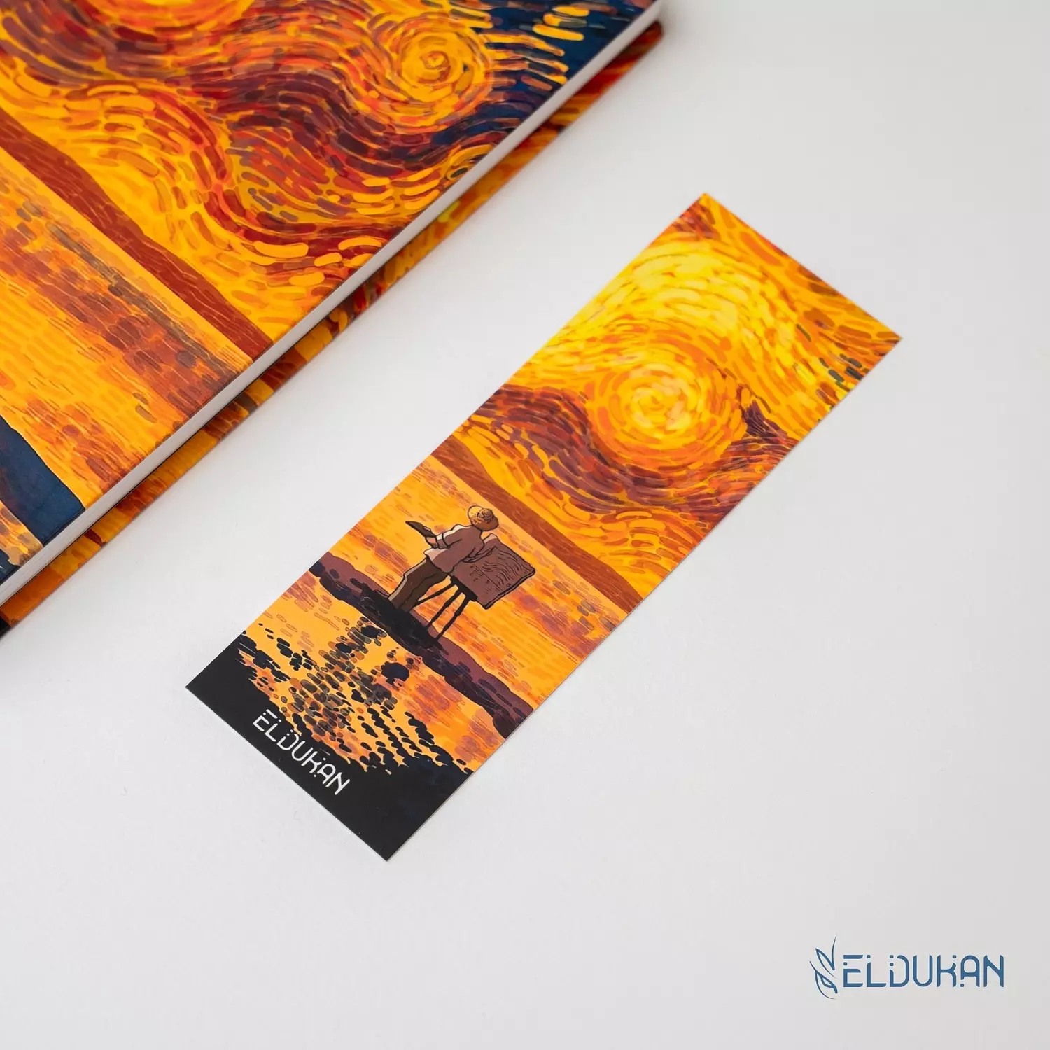 Orange Van Gogh Bookmark image