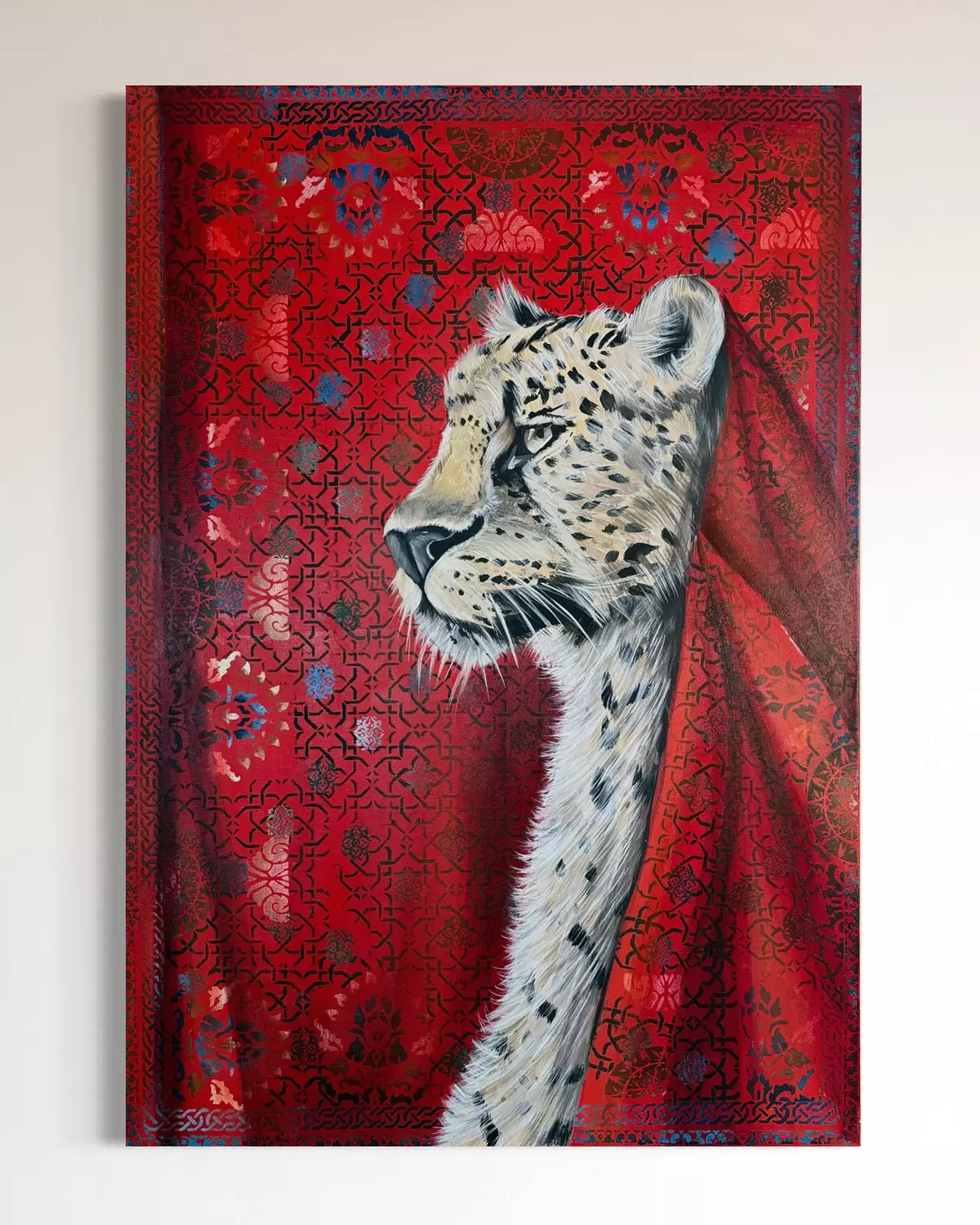 The white leopard  image