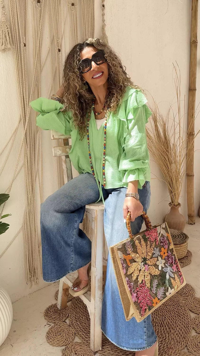 Voile Blouse ( 3153 - 1) 10