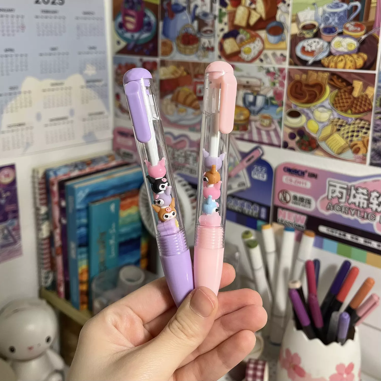 Kuromi & melody pens  1