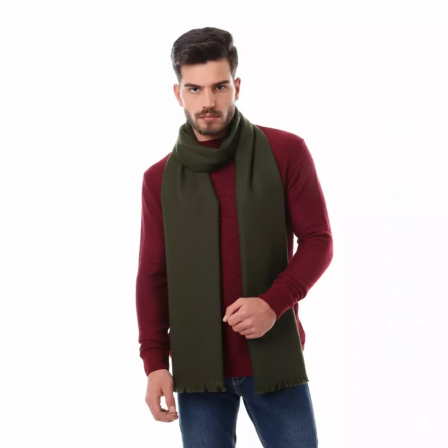 كوفيه كلاسيك سادة - 5023 - زيتي غامق hover image