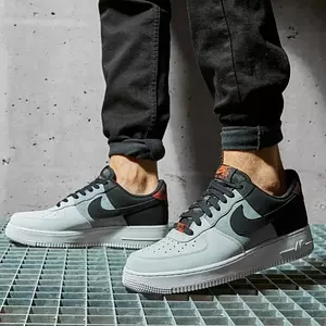 Black Smoke Grey Grey Air Force 1s Nike Air Force 07 LV8 AF1 Smoke