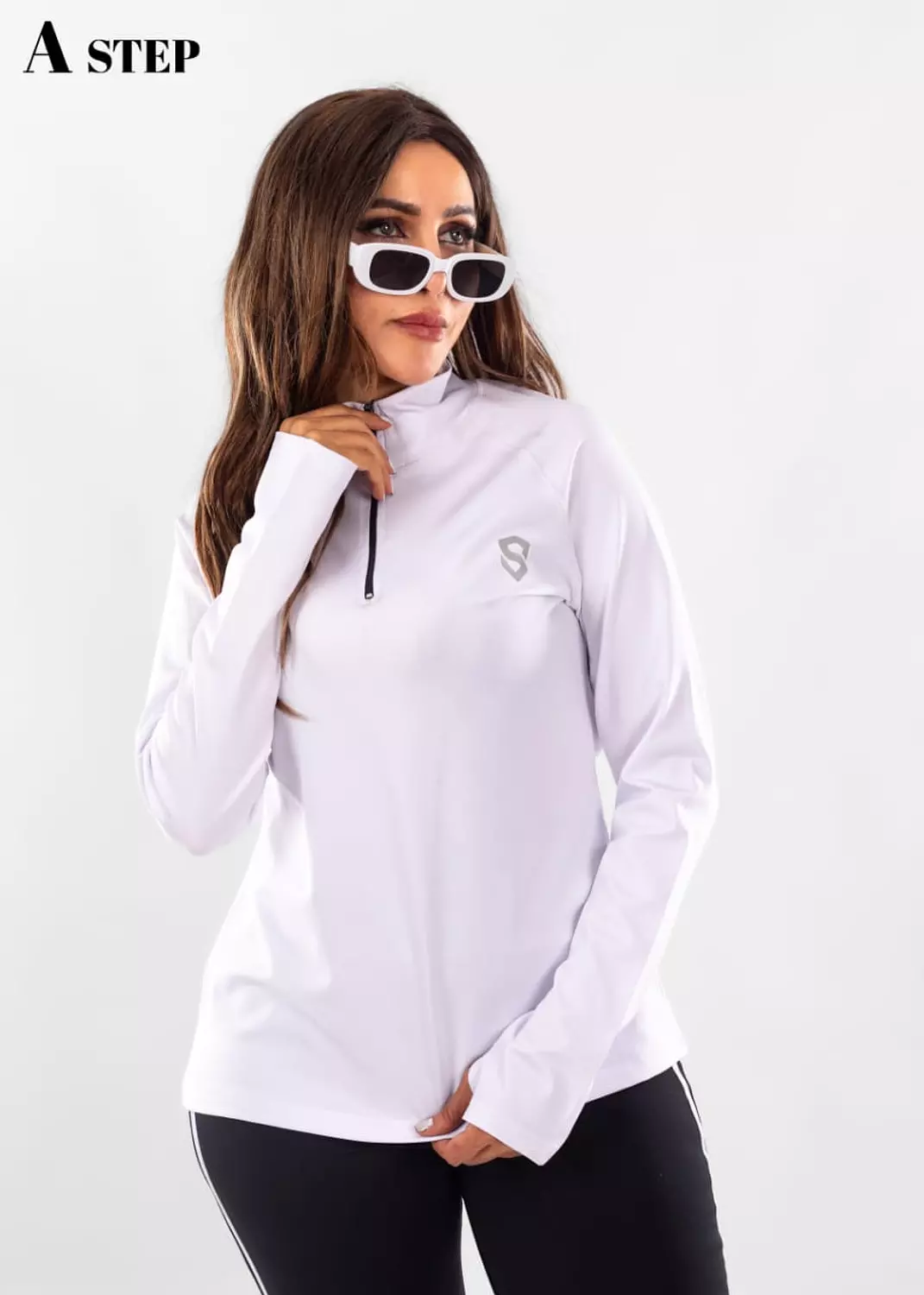 Shirt With Half Zipper image