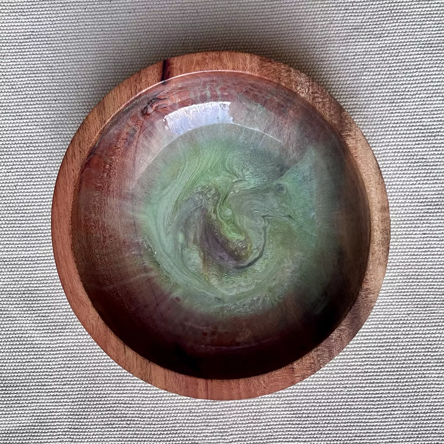 Green Wood Bowl image