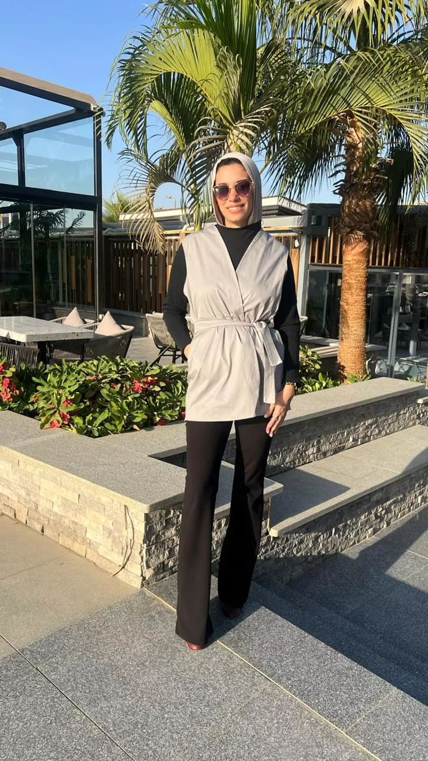 Dalida Trench Jacket Grey hover image