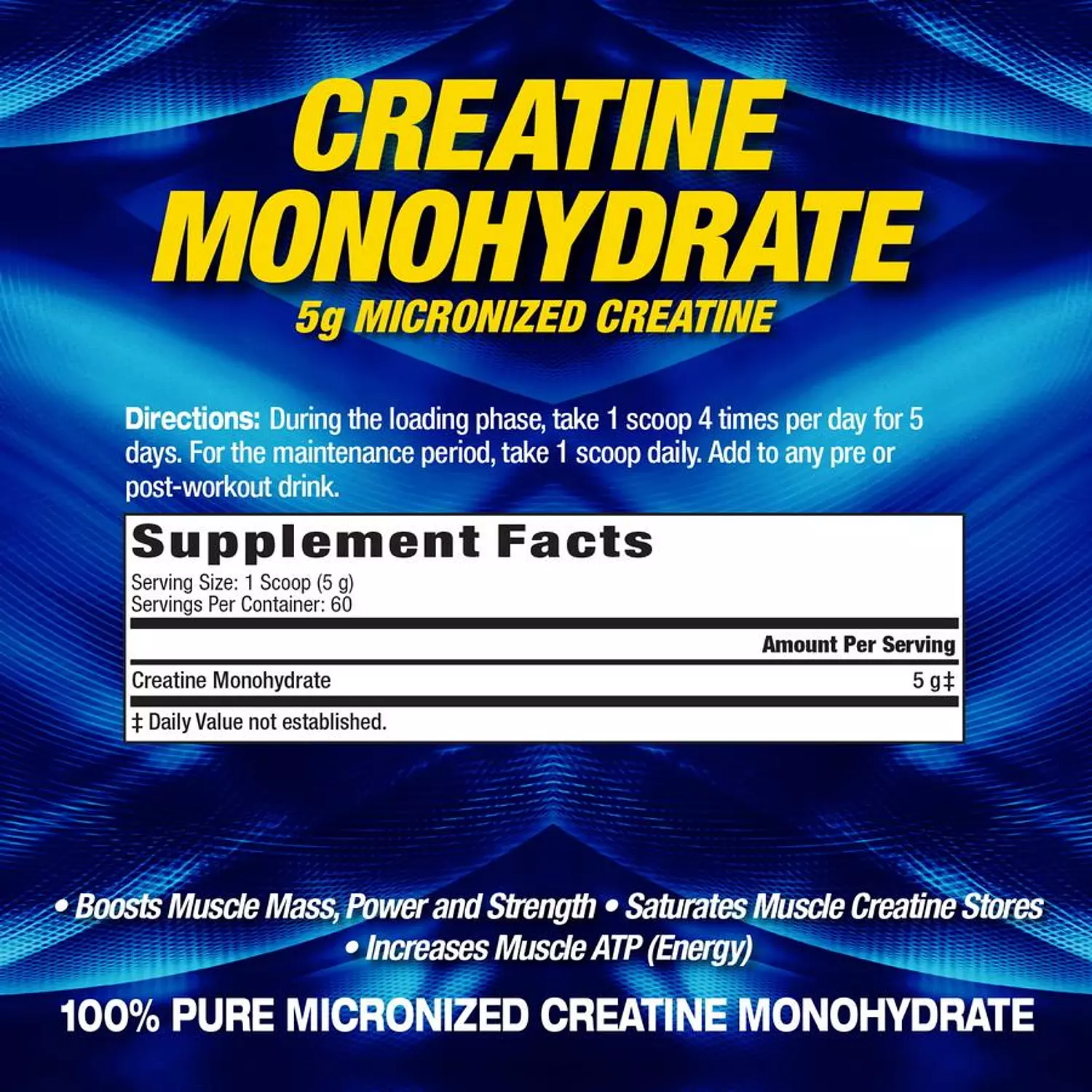 creatine mhp monohydrate 60 serv. 1