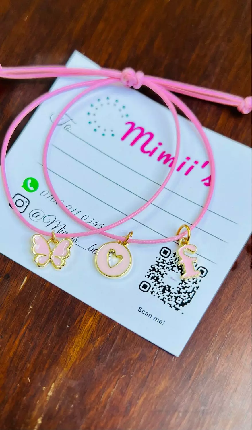 Three Pendant Customized Bracelet image