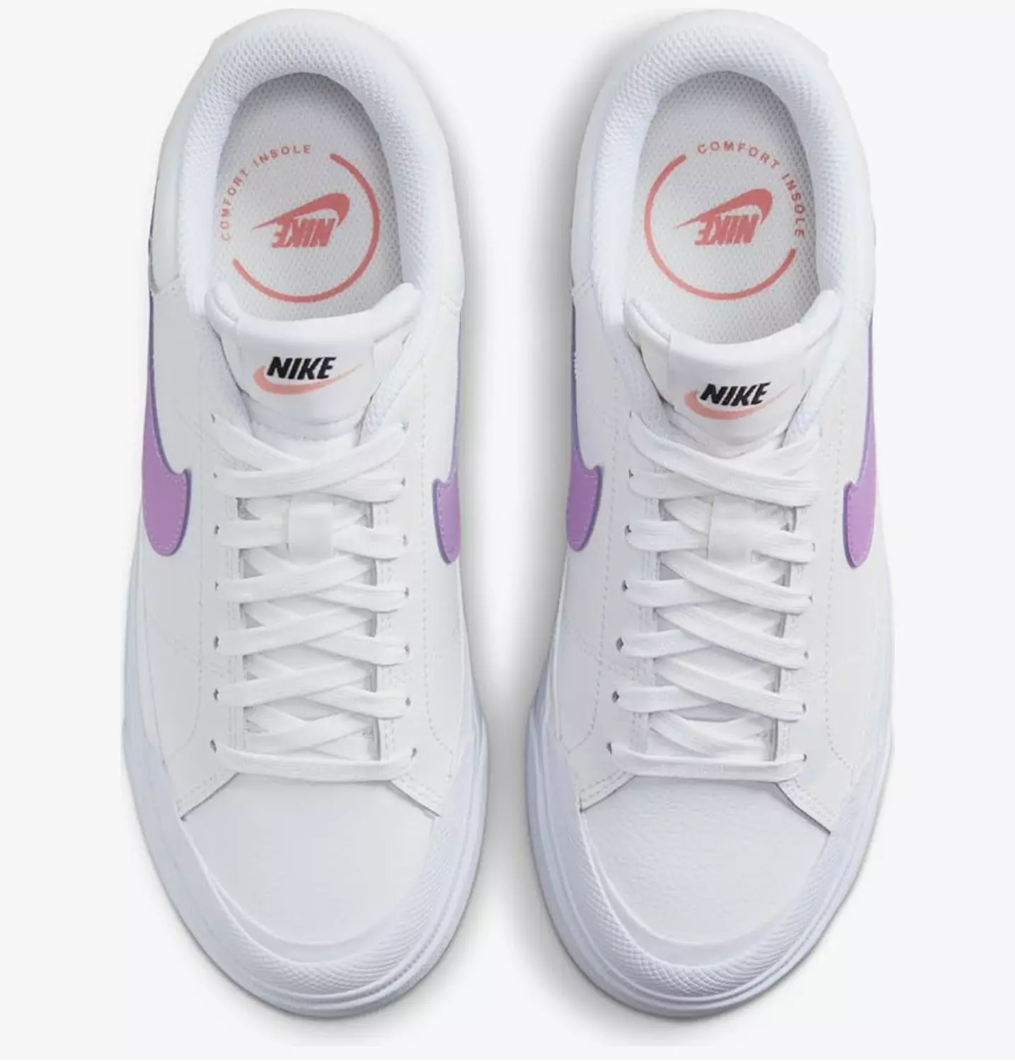 Nike Court Legacy Lift White Rush Fuchsia 3