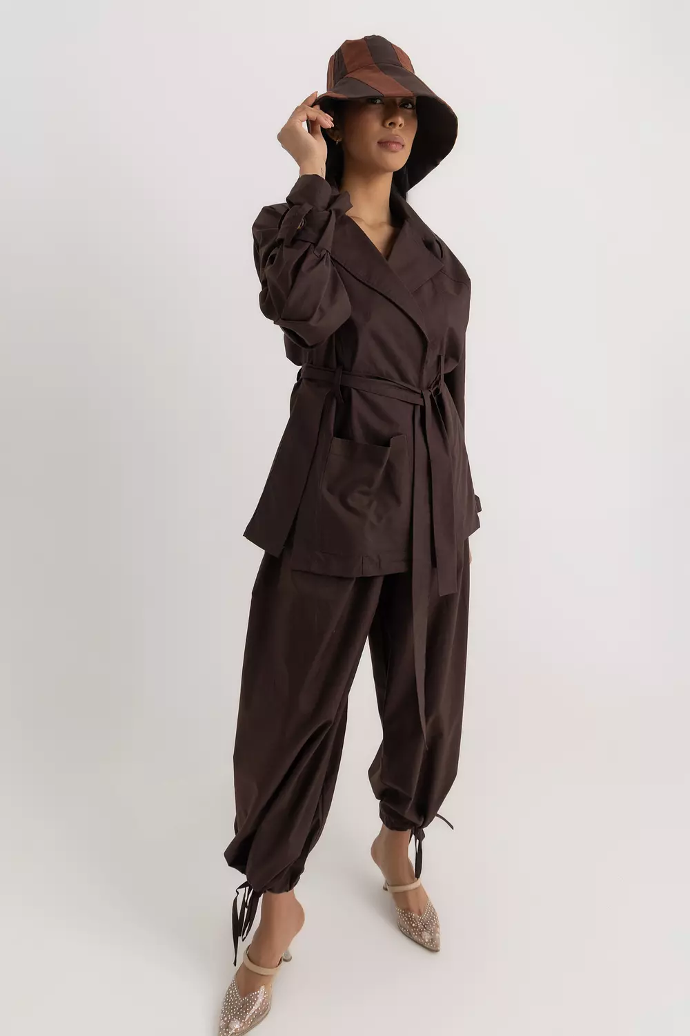 The Sophia Light Trench Oxford Jacket 5