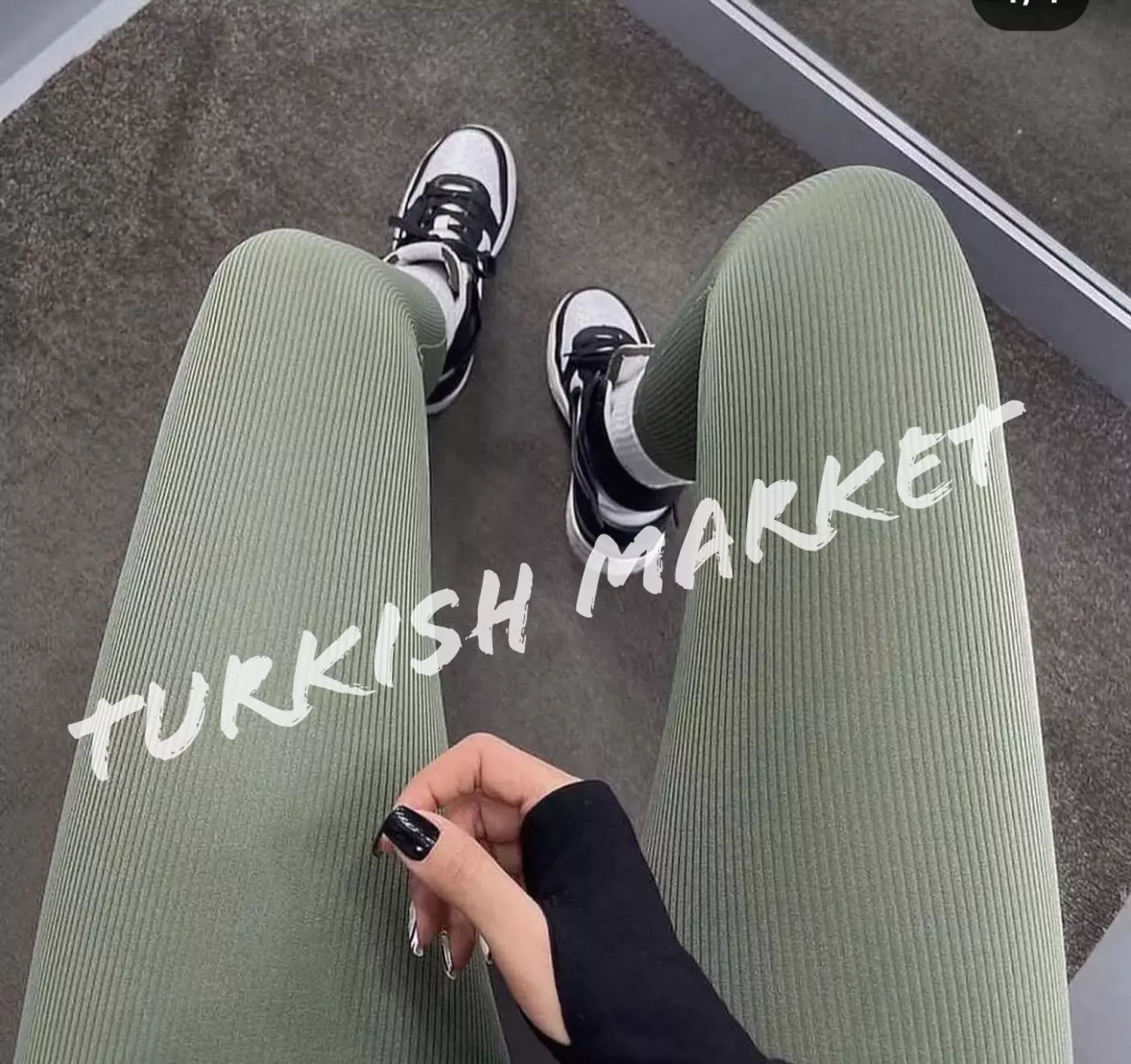 Plus Size Body Shaper Ribbed Winter Leggings  6