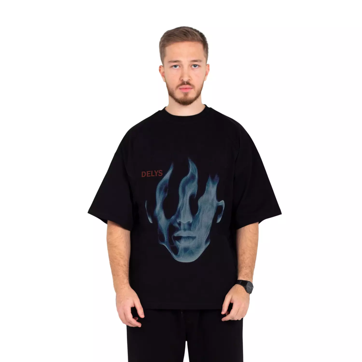   S3 Blue Flame Soul t shirt  1