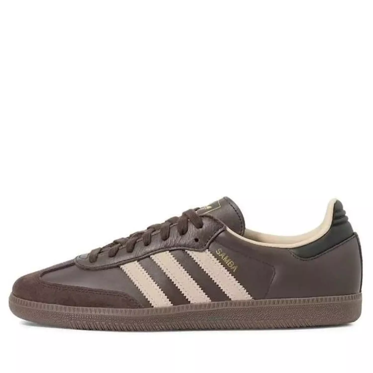 Adidas Samba OG Dark Brown Beige Gum hover image
