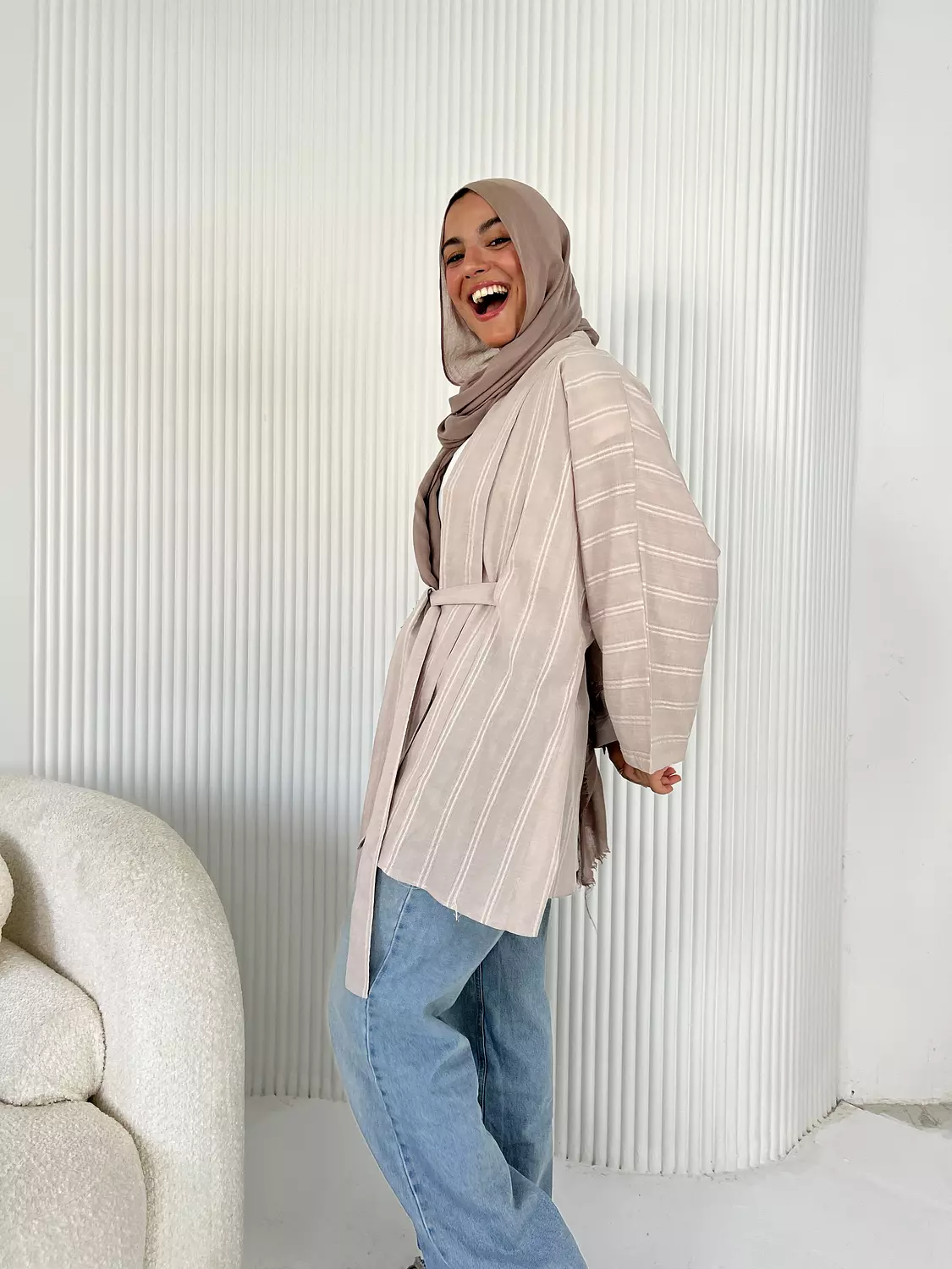 Summer Breeze Beige Cardigan 4