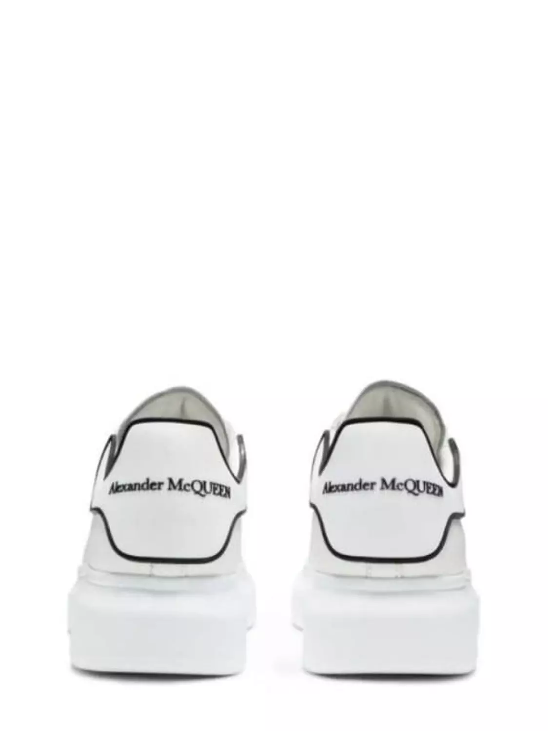 ALEXANDER MCQUEEN OVERSIZED WHITE BLACK TRIMALEXANDER 3