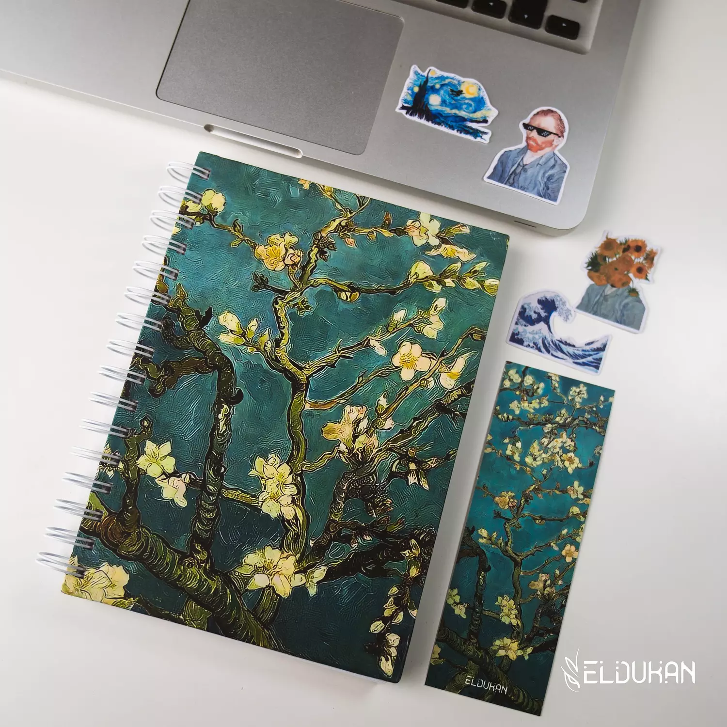 Van Gogh blossom notebook full package image