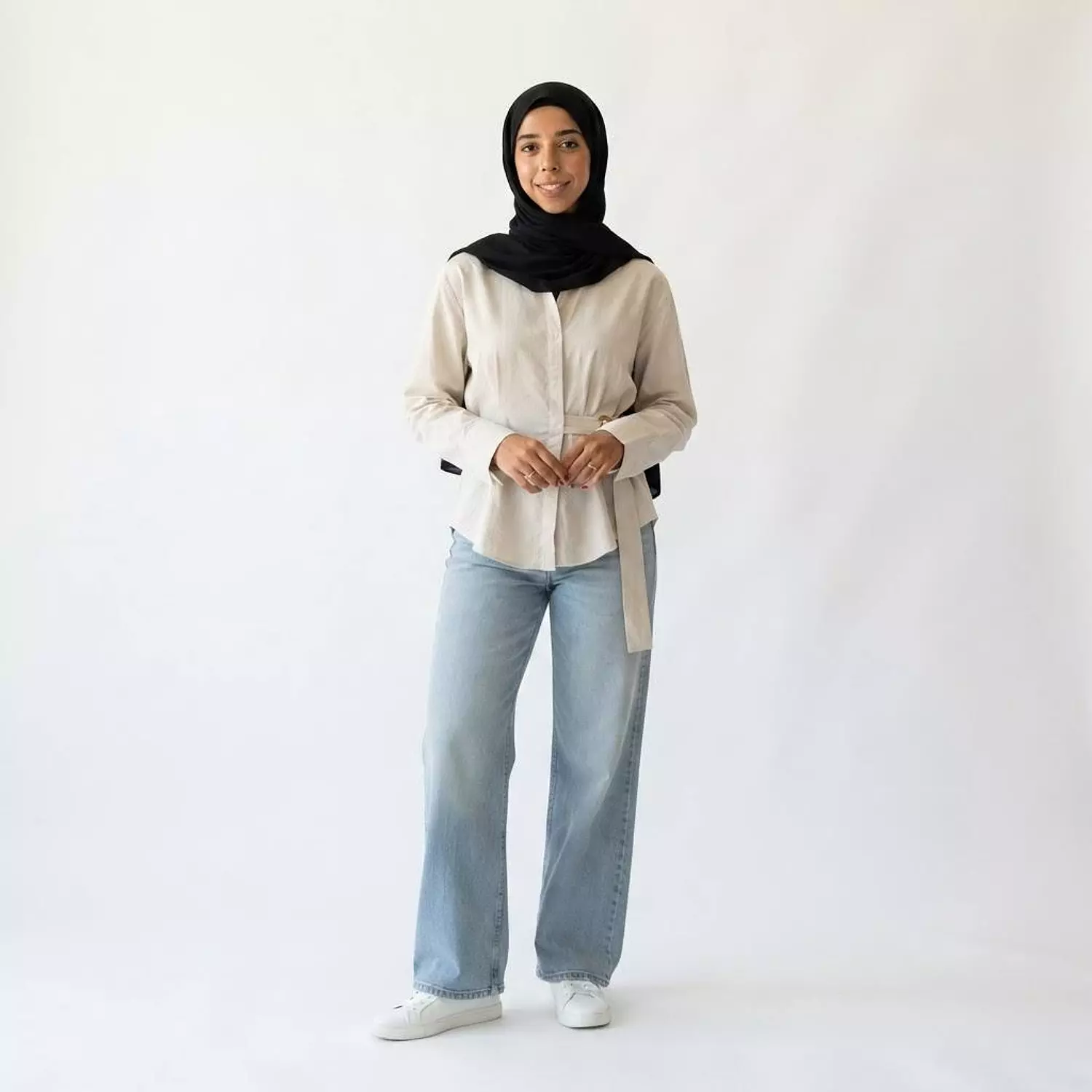 Tie-Waist linen Shirt 1