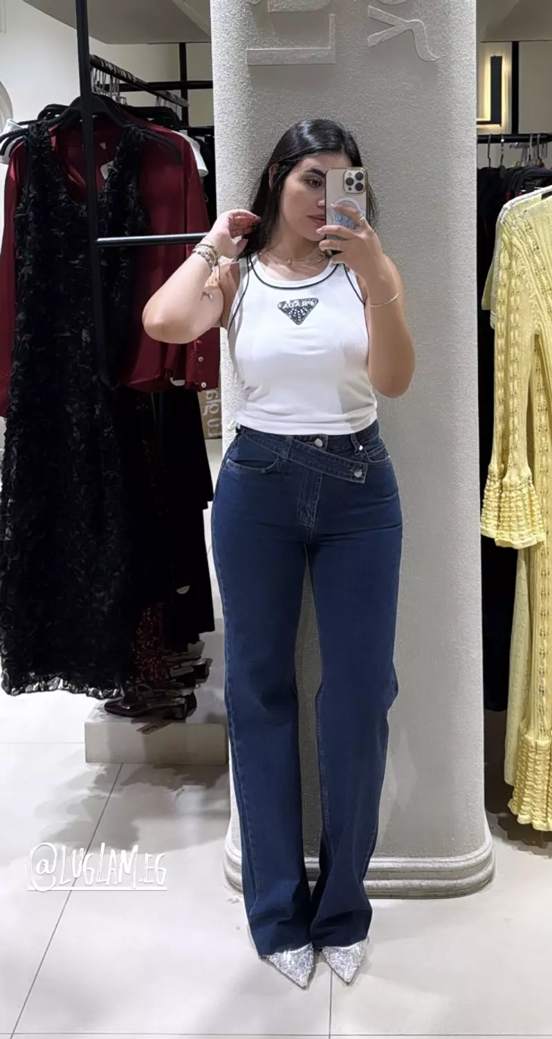 Cross Belt Jeans 2