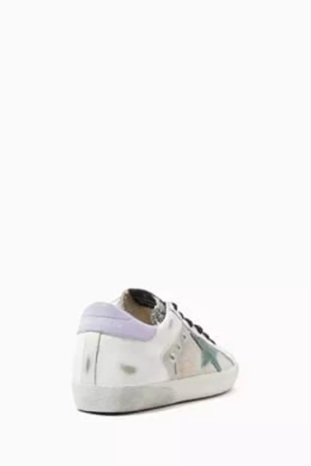 Golden Goose Superstar Glitter Leather Sneakers 4