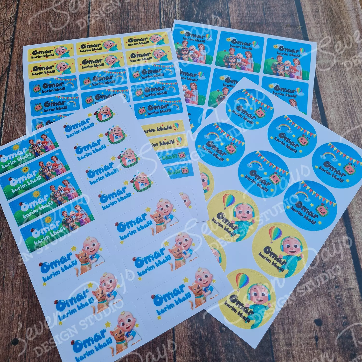 Cocomelon School Labels 2