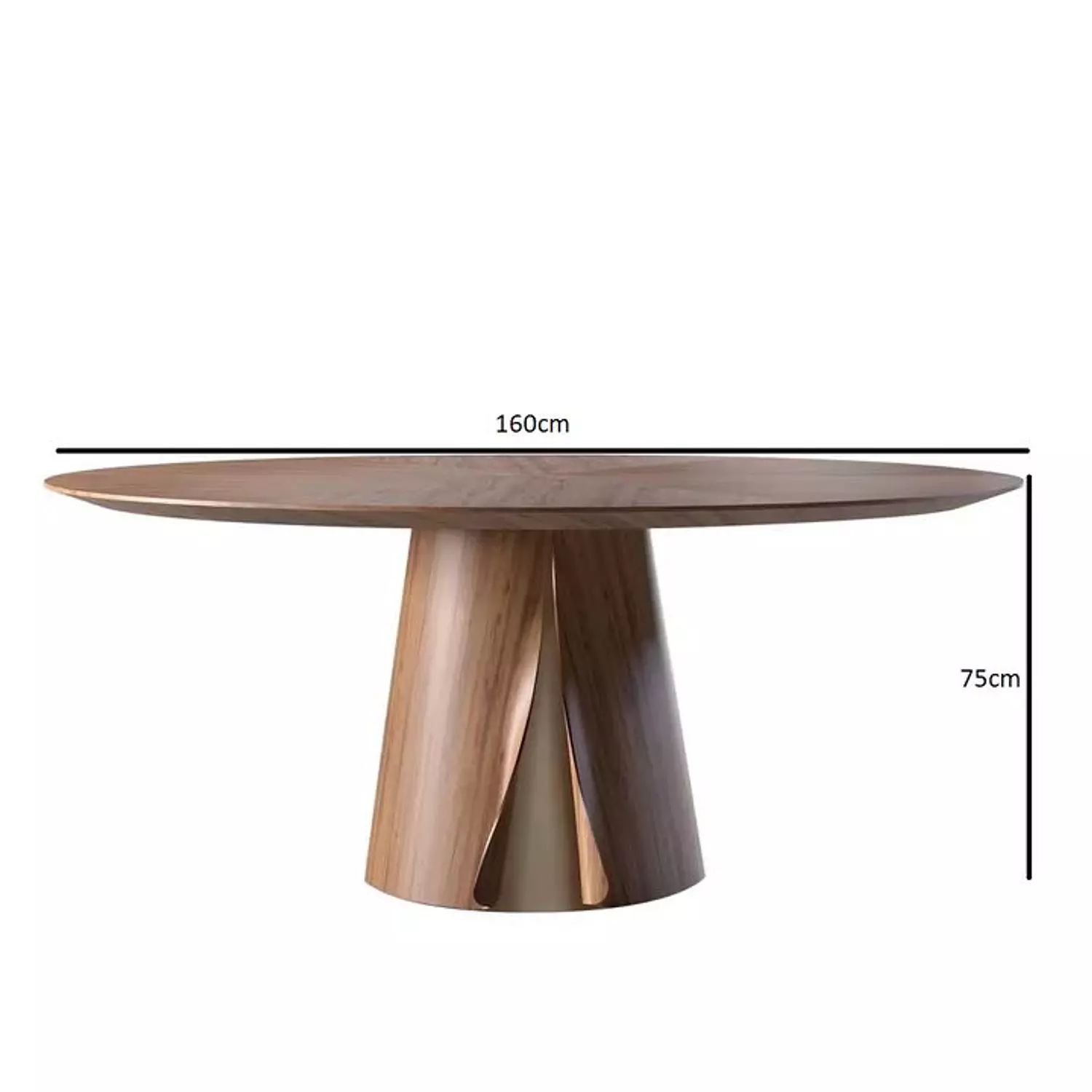 Shell round dining table hover image