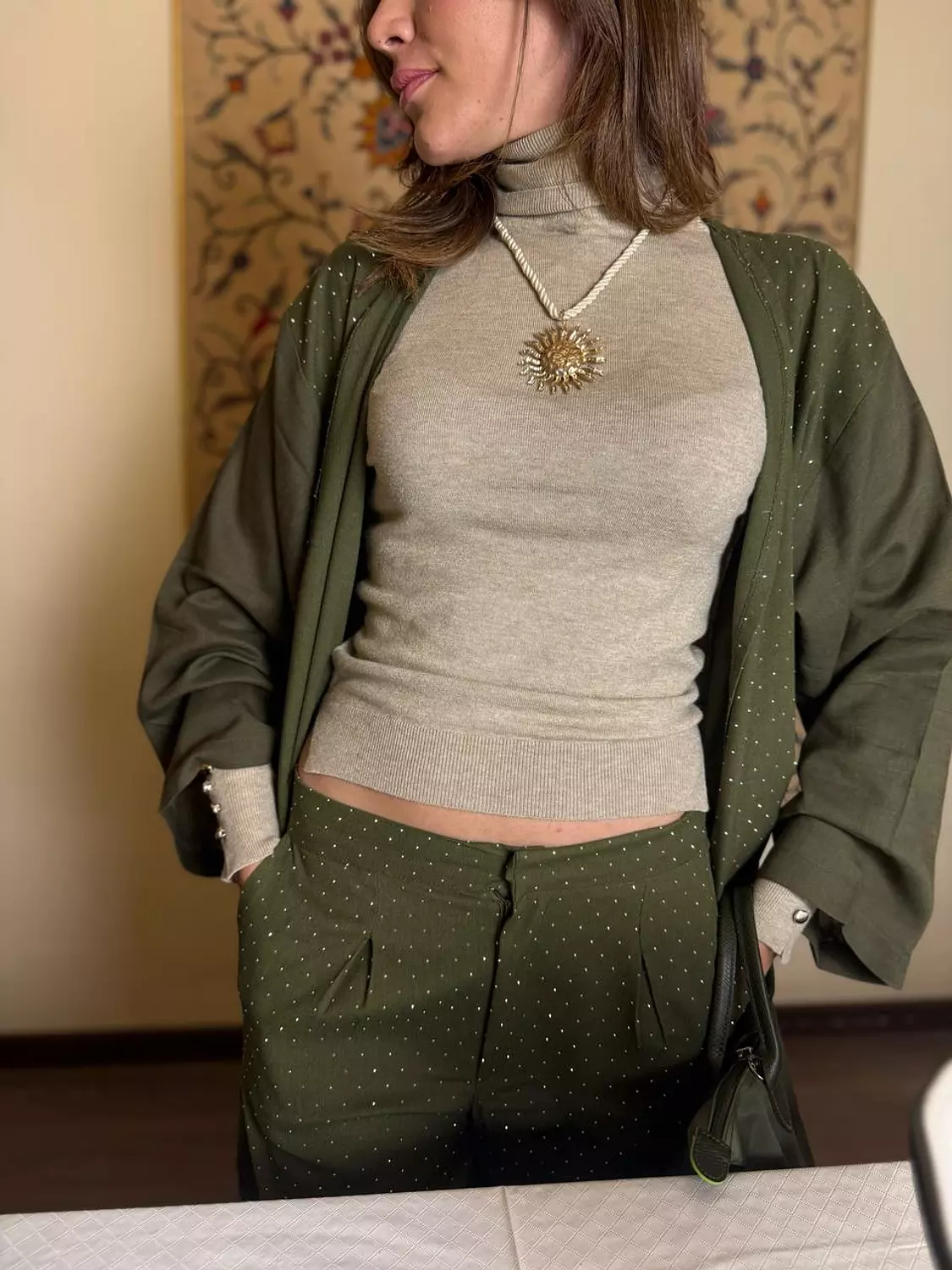 Glittering Oasis set - Olive Green image