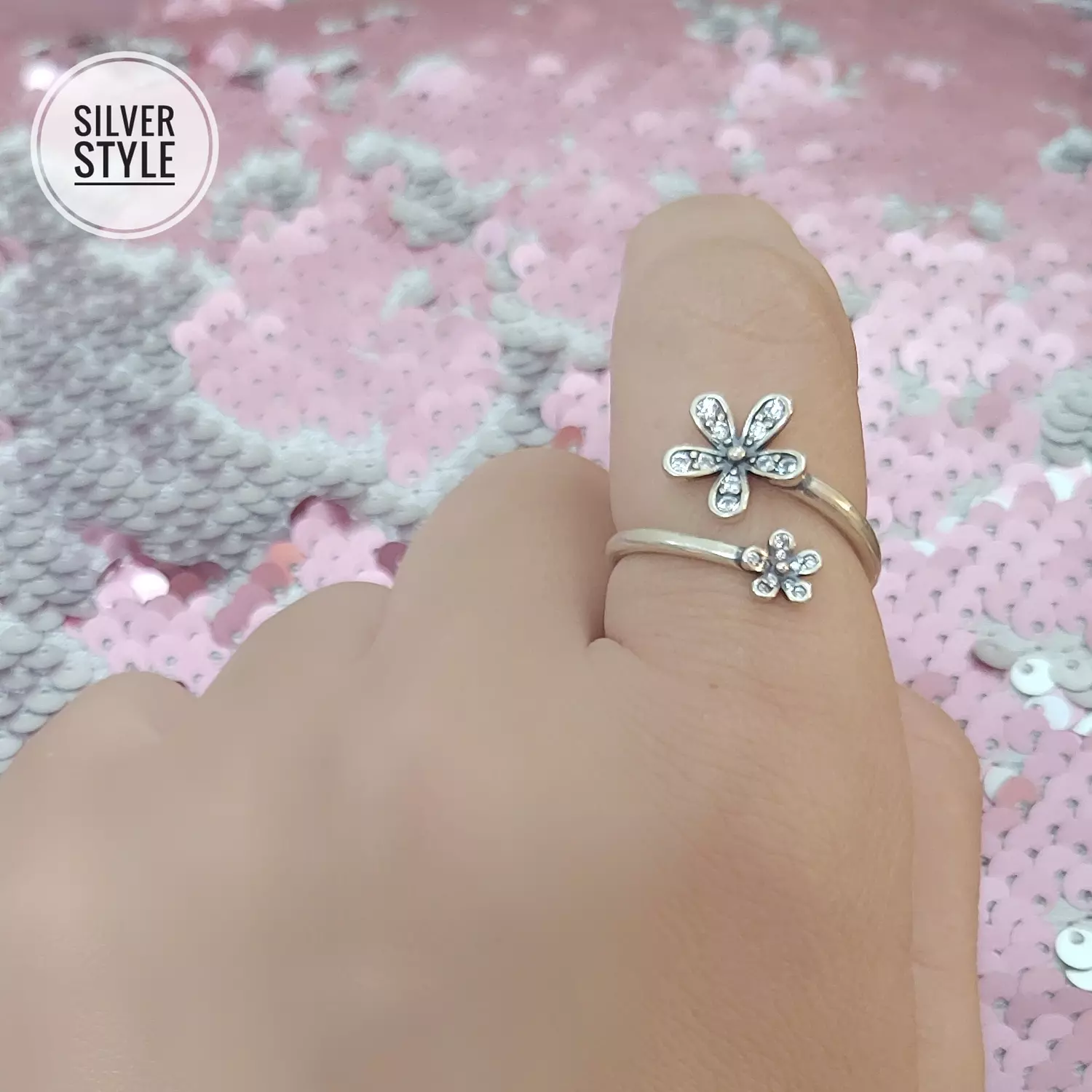 Flowery Ring & Bracelet  image